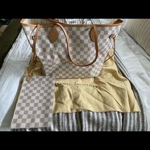 Louis Vuitton Damien Azur Neverfull bag